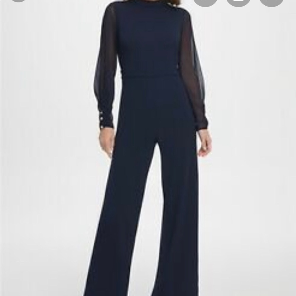 DKNY Navy Blue Jumpsuit Size 12